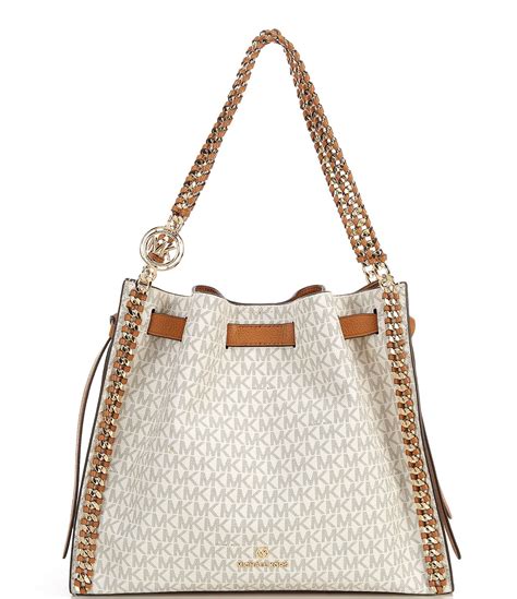 michael kors mini chain bag|Michael Kors chain shoulder bag.